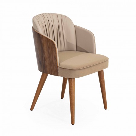 AKRON WRINKLED WOOD - dining chair